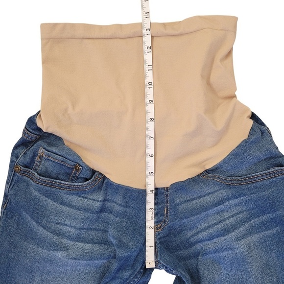 Motherhood Maternity Indigo Blue Secret Fit Belly skinny jeans medium wash XS - Picture 6 of 13